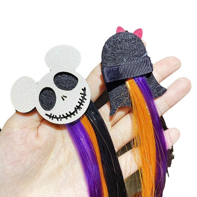 Halloween Casual Cool Style Unisex Pumpkin Bat Ghost Polyester Hair Clip