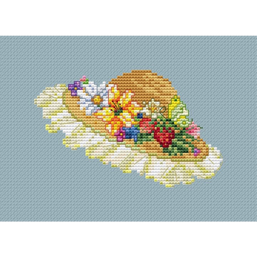 

Hat - 11CT Stamped Cross Stitch - 50*36CM, 501 Original