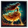 (Stamped/Counted) Belle Silhouette-11CT Cross Stitch 40*40cm