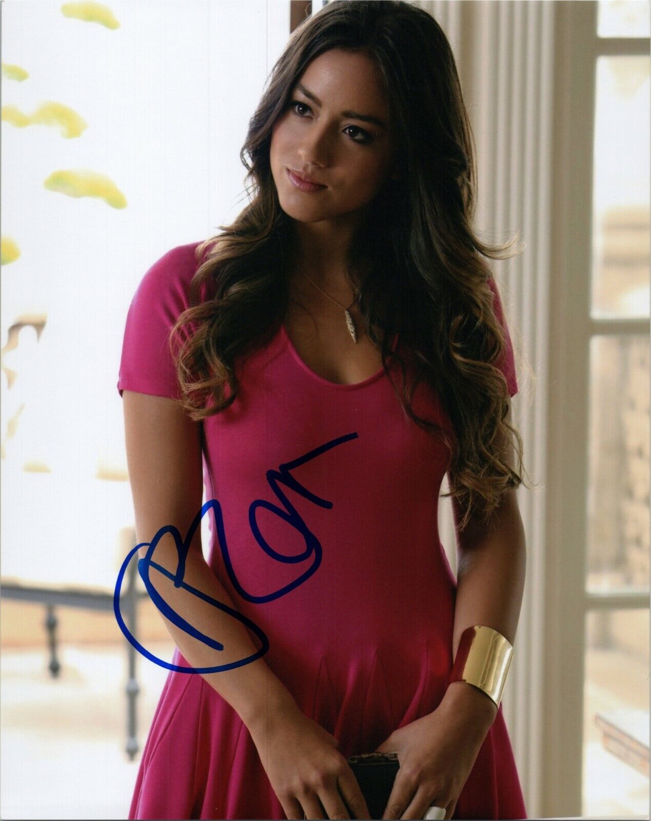 ~~ CHLOE BENNET Authentic Hand-Signed DAISY - Agents of SHIELD