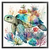 Sea Turtle - 11CT Stamped Cross Stitch 40*40cm/15.75*15.75in