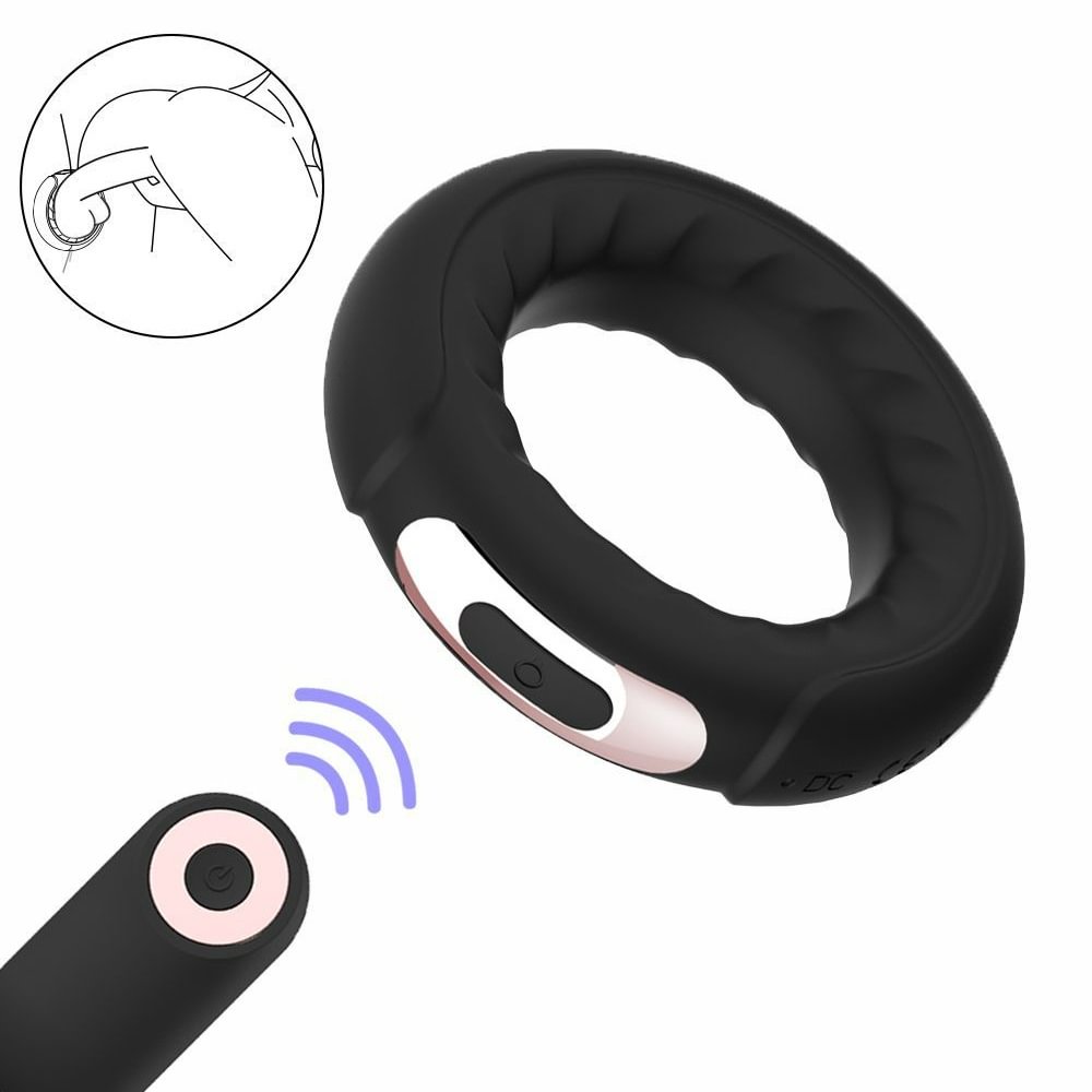 Vibrator Vibrating Penis Ring for Clitoral Stimulation, Remote Control Clitoris Stimulator Massager