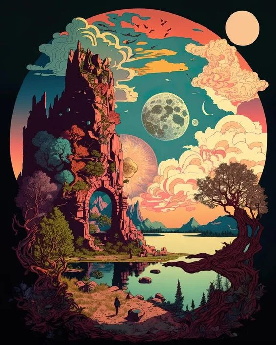 Magic Forest 40*60CM(Canvas) Diamond Painting gbfke
