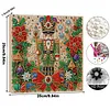 Christmas DIY Special Shape Diamond Painting Pearl Art With Inner Frame Kit 25x25cm(Nutcracker)