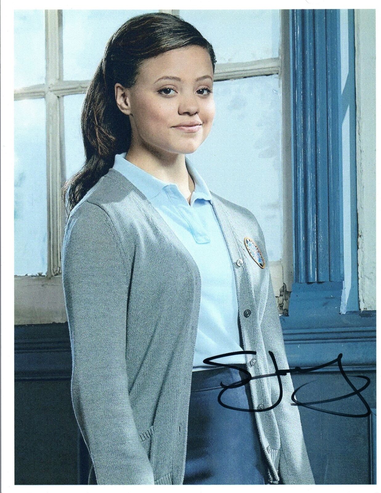 Sarah Jeffery Signed Autographed 8x10 Photo Poster painting Wayward Pines Descendants COA VD