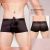 Men's Sexy Underwear Lightweight High-Elasticity Silky Smooth Stylish Boxer Briefs