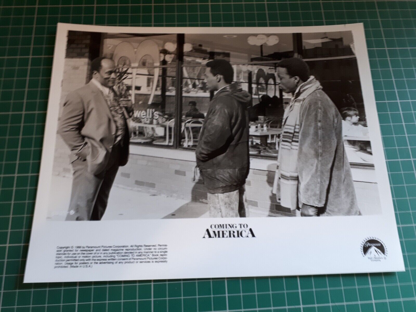 Coming to America original press Photo Poster paintinggraph Eddie Murphy James Earl Jones E