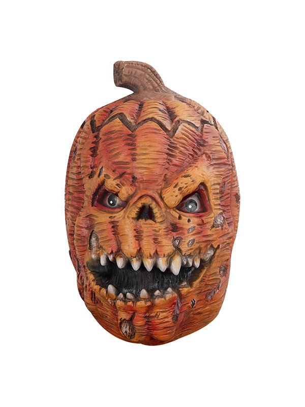 Halloween Mask Screaming Pumpkin Latex Head Mask-elleschic