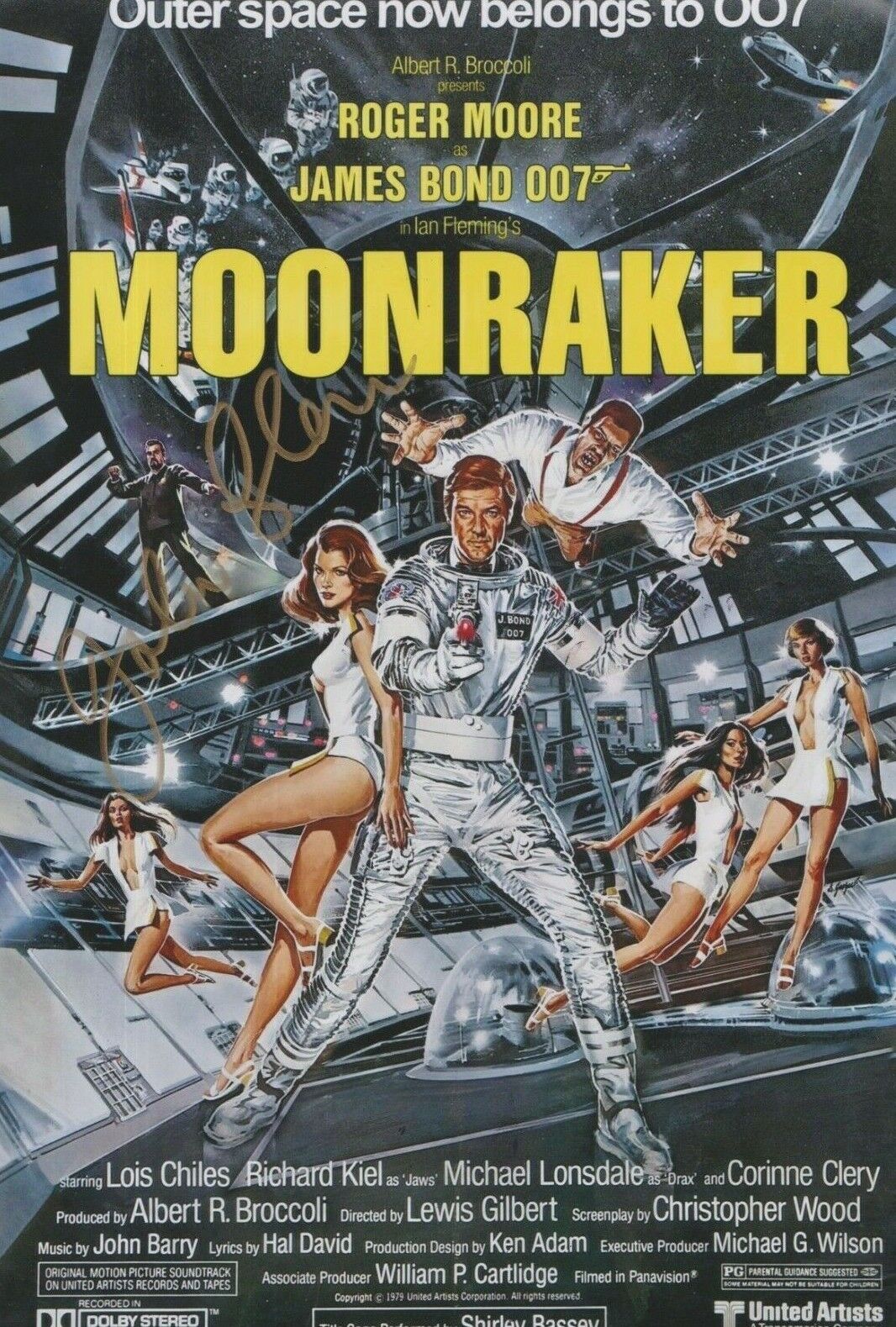 John Glenn (James Bond Moonraker Director) **HAND SIGNED** 12x8 Photo Poster painting