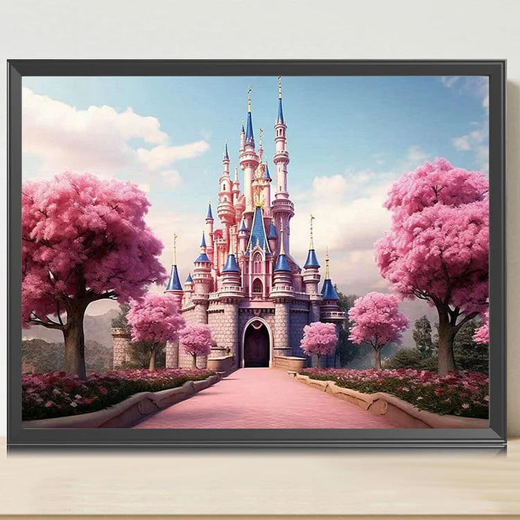 Disney Castle 50*60cm(picture) full square drill diamond painting