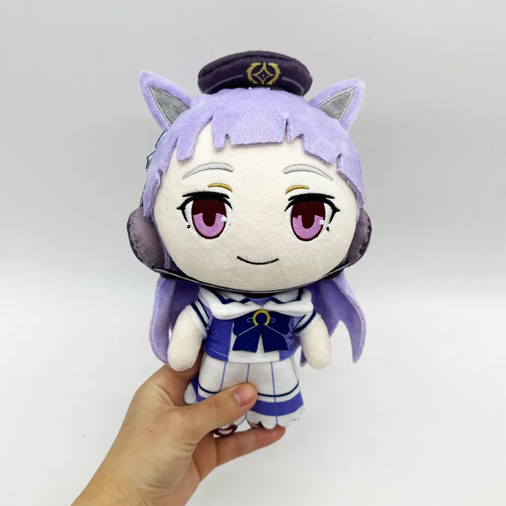 Plush Doll of Anthropomorphic Horse Girl &ndash; Cute Animal Ears & Tail Design &ndash; Soft Stuffed Toy for Display & Collection - thyubioffcial