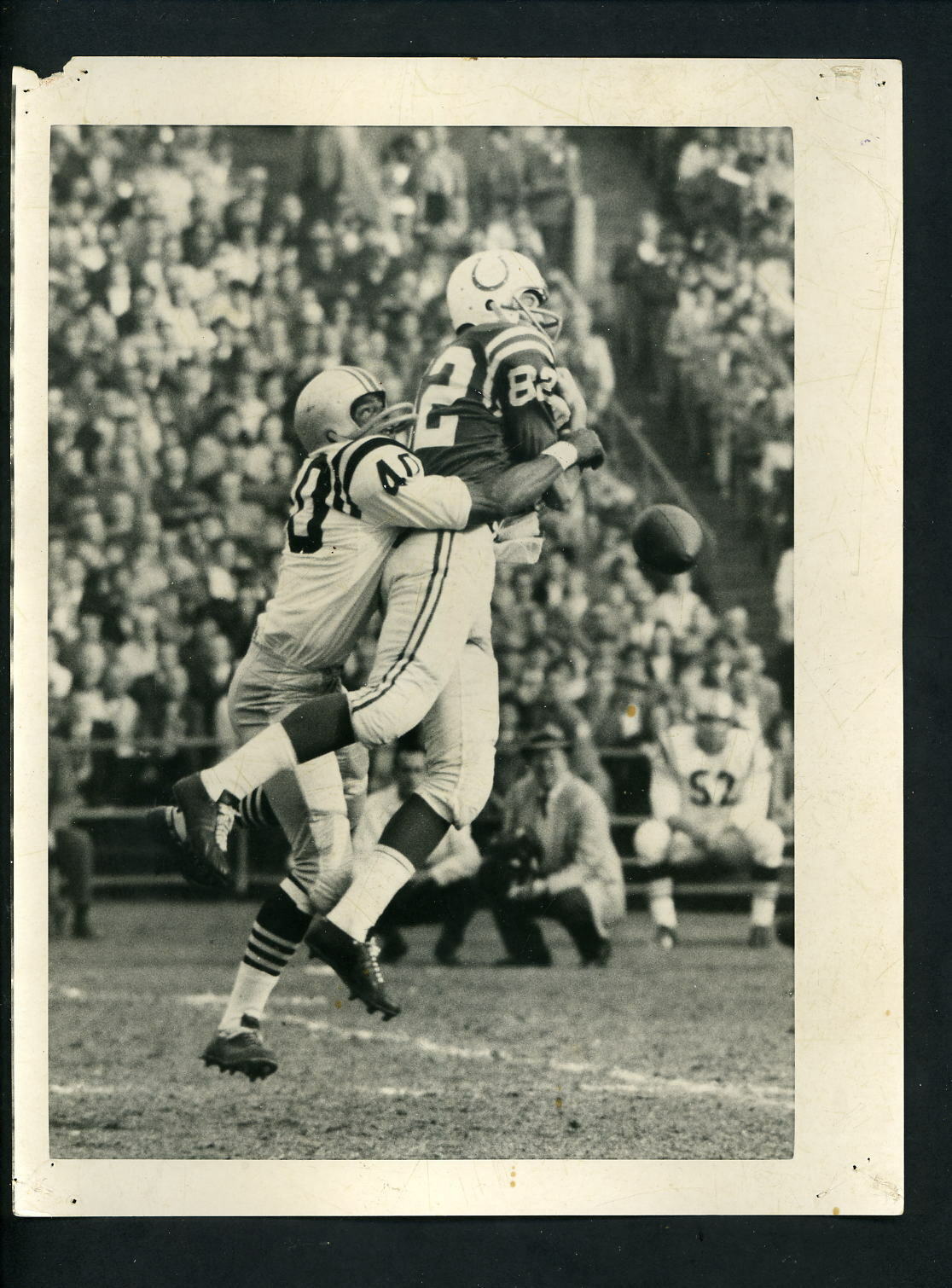 Raymond Berry circa 1960's Press Photo Poster painting Baltimore Colts