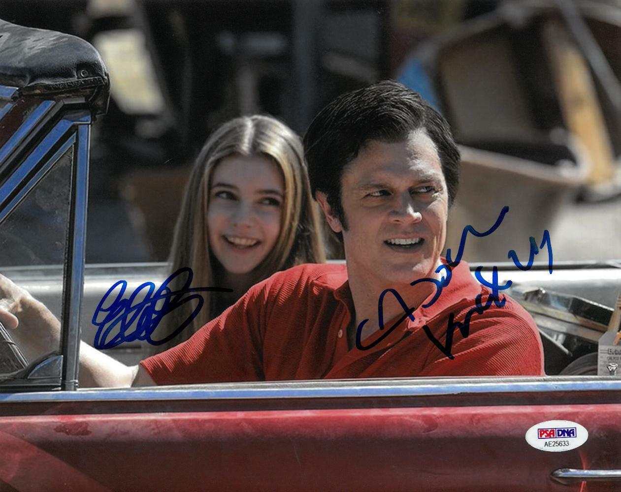 Johnny Knoxville/Eleanor Cox Signed Action Point Auto 8x10 Photo Poster painting PSA/DNA#AE25633