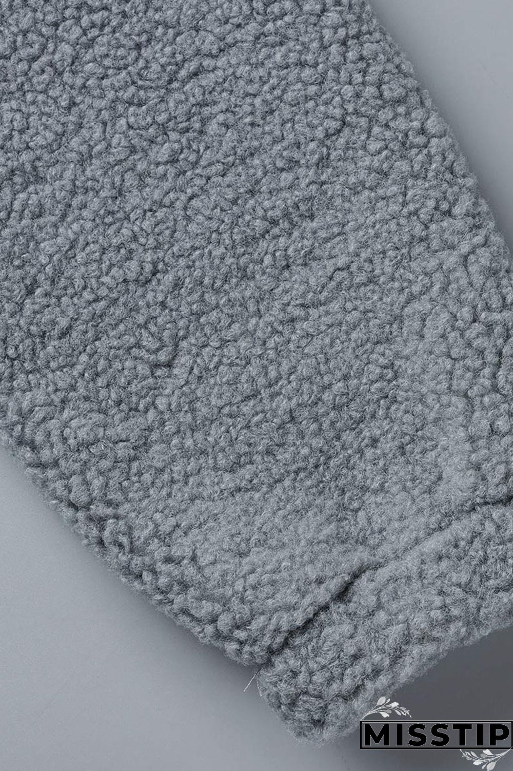 Grey Casual Solid Patchwork Pocket Hooded Collar Tops