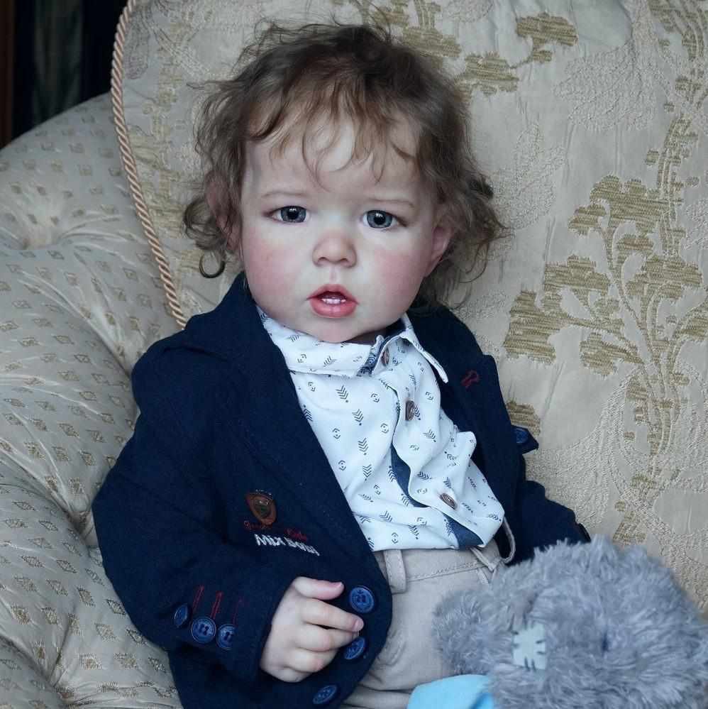 Real Lifelike Realistic 20'' Handsome June Silicone Reborn Baby Doll Boy -jizhi® - [product_tag] Creativegiftss.com