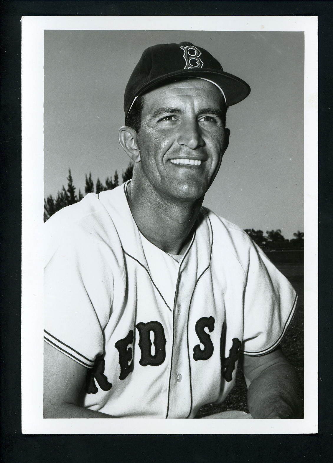 Harry Agganis circa 1954 Press Original Photo Poster painting by Don Wingfield Boston Red Sox