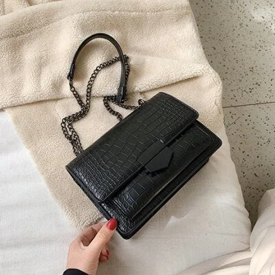 2020 Fashion Stone Pattern Leather Crossbody Bag For Women Sac A Main Female Shoulder Bag Female Handbags And Purses With Handle