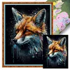Watercolor Fox-11CT Stamped Cross Stitch 40*53cm