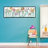 Flowers-14CT Stamped Cross Stitch Kit(20x52cm)