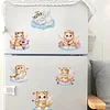 (US Local)6Pcs Acrylic  Cloud Cats Diamond Painting Fridge Magnet for Fridge