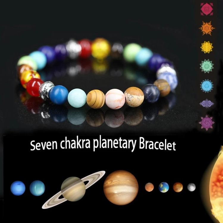 Cosmic Planet Seven Chakra Bracelet
