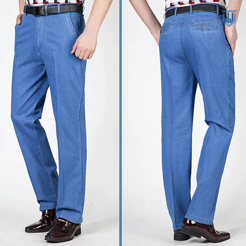 JettJeans3 - LAST DAY SALE 70% OFF - Men's High Waist Straight Fit Stretch Jeans