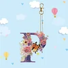 1Pc DIY Diamond Painting Lettter Keychain