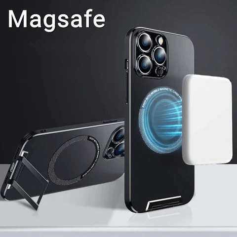 suitable for iphone 1314 series magnetic magsafe invisible holder phone case