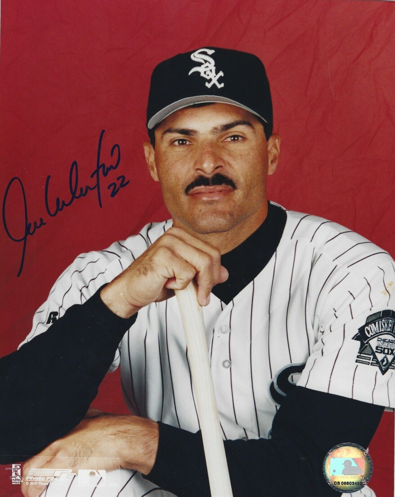 Signed 8x10 JOSE VALENTIN Chicago White Sox Autographed Photo Poster painting - COA