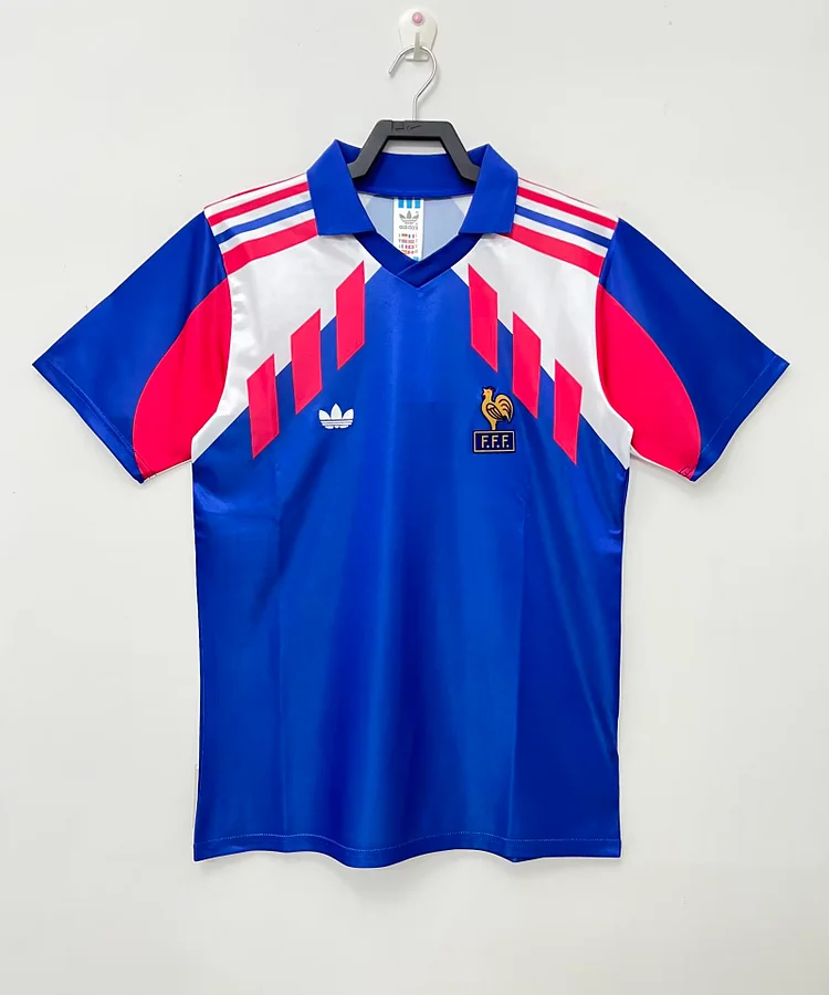 1990 France Home Retro Jersey - World Cup
