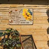 Sunflowers and butterflies - Vintage Metal Signs(12*16Inch) - Farm