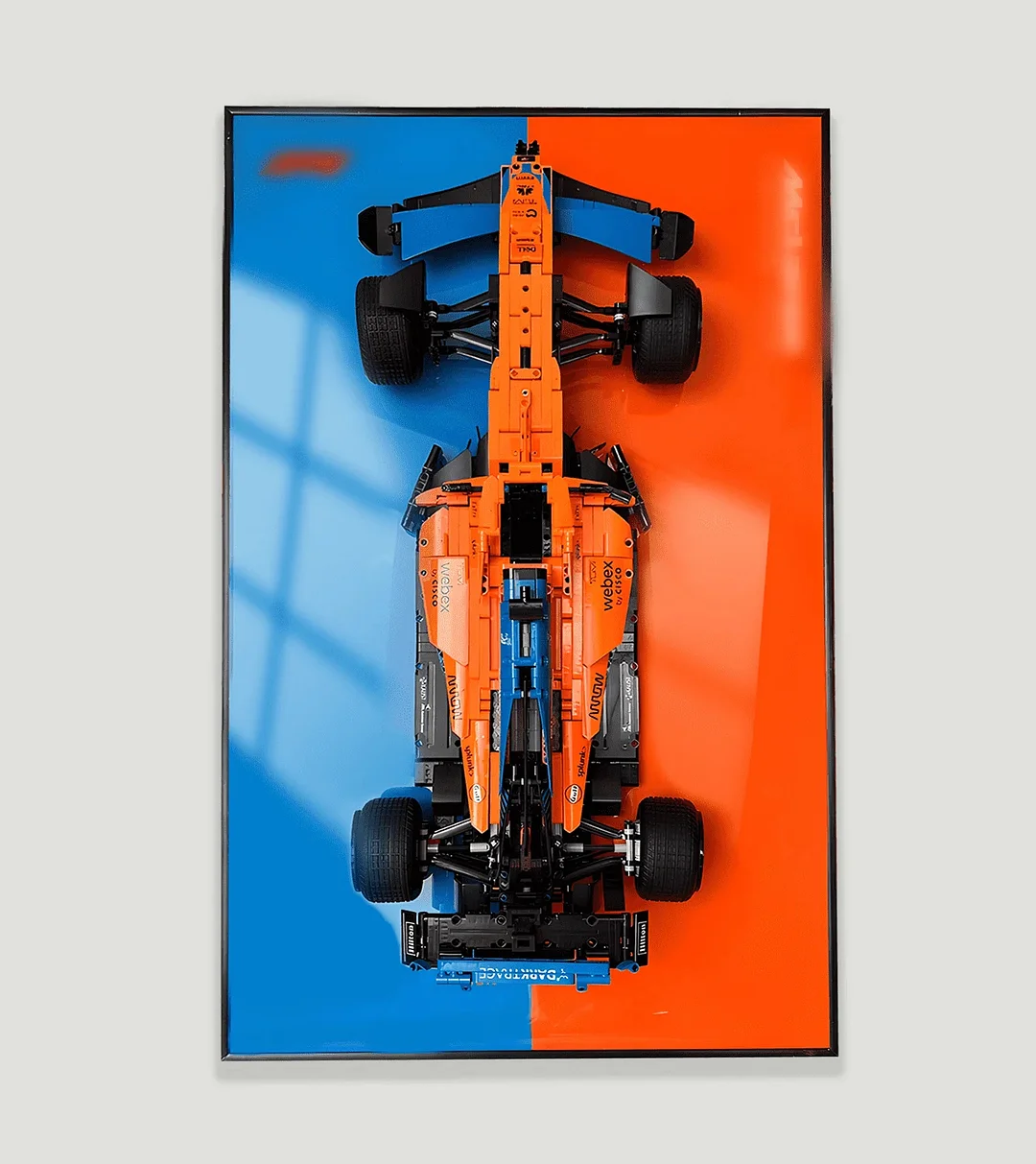 LEGO Technic Mercedes-AMG F1 W14 E Performance display wall panel