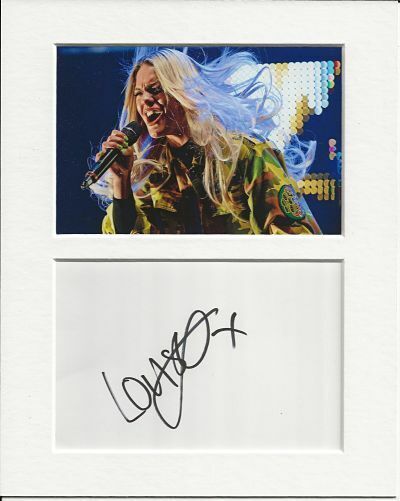 Louisa Johnson x factor signed genuine authentic autograph signature and Photo Poster painting