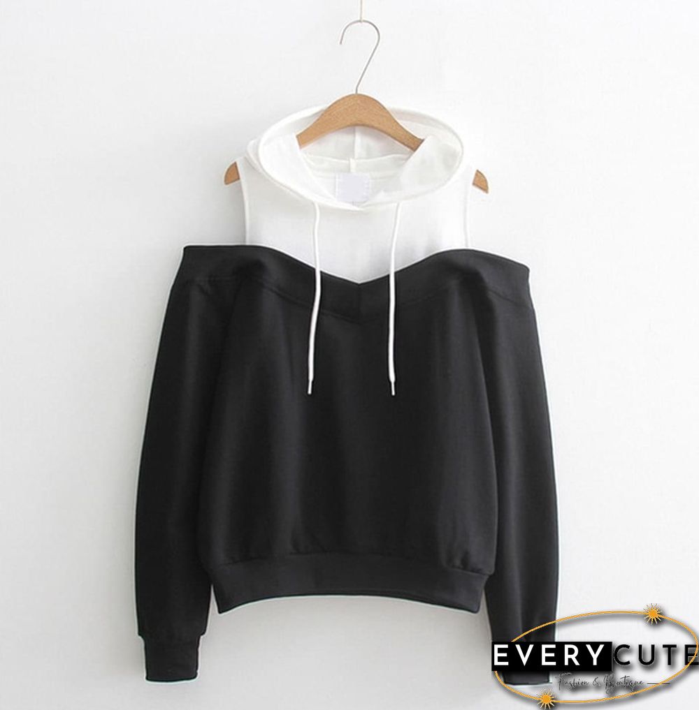 Southside Serpents Women Hooded Hoodies Girls Long Sleeve Sweatshirts Off Shoulder Sexy