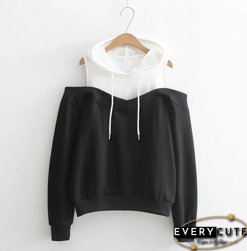 Southside Serpents Women Hooded Hoodies Girls Long Sleeve Sweatshirts Off Shoulder Sexy