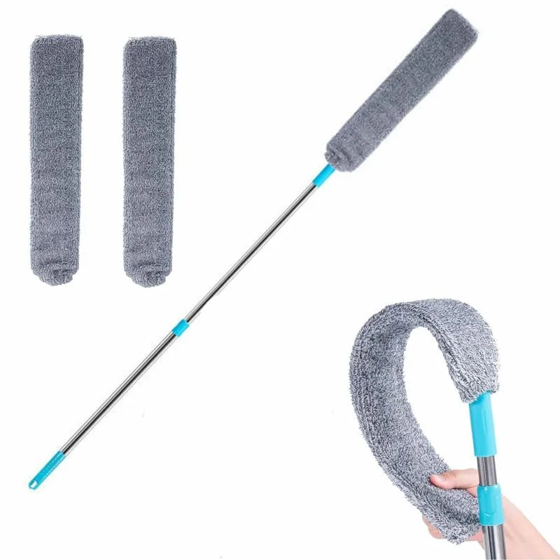 Retractable Gray Crevice Duster Duster Brush 