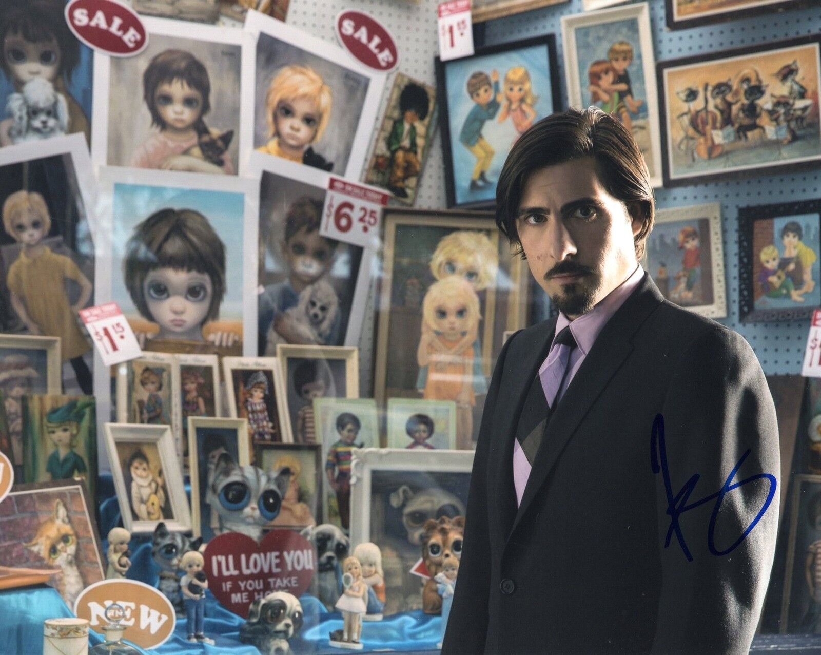 Jason Schwartzman Big Eyes Ruben Signed 8x10 Photo Poster painting w/COA