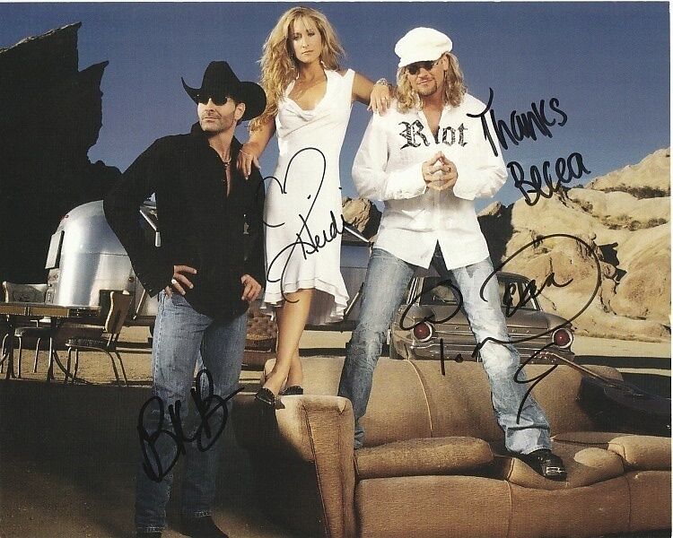 TRICK PONY Autographed Signed Photo Poster paintinggraph - To Becca