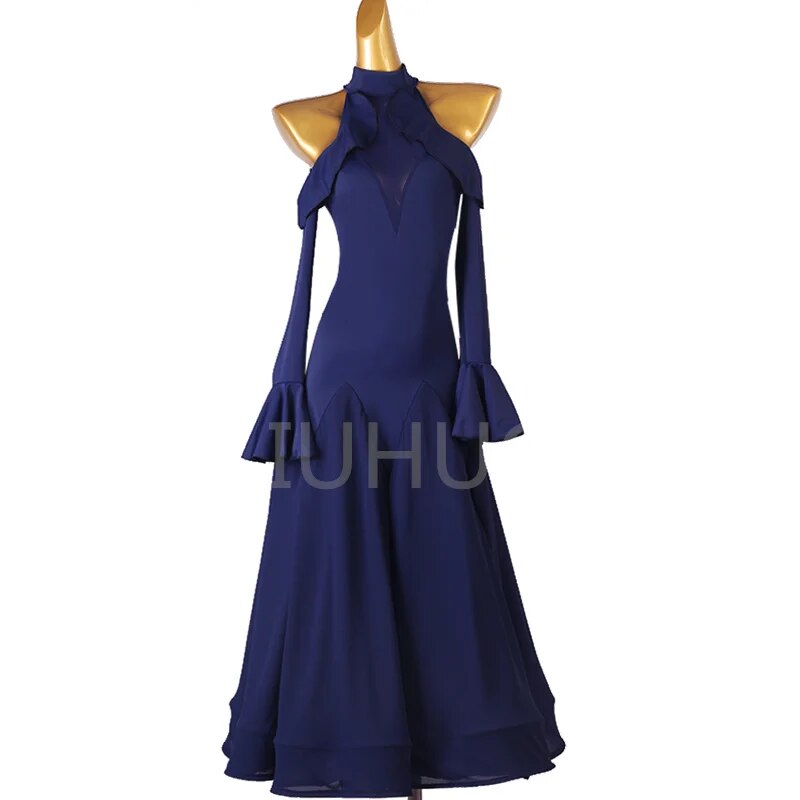 Modern Dance Dress Lady Skirt Women Tango Dress Salsa Rumba Modern Dance Costumes Party Dress Dance Competition Dress