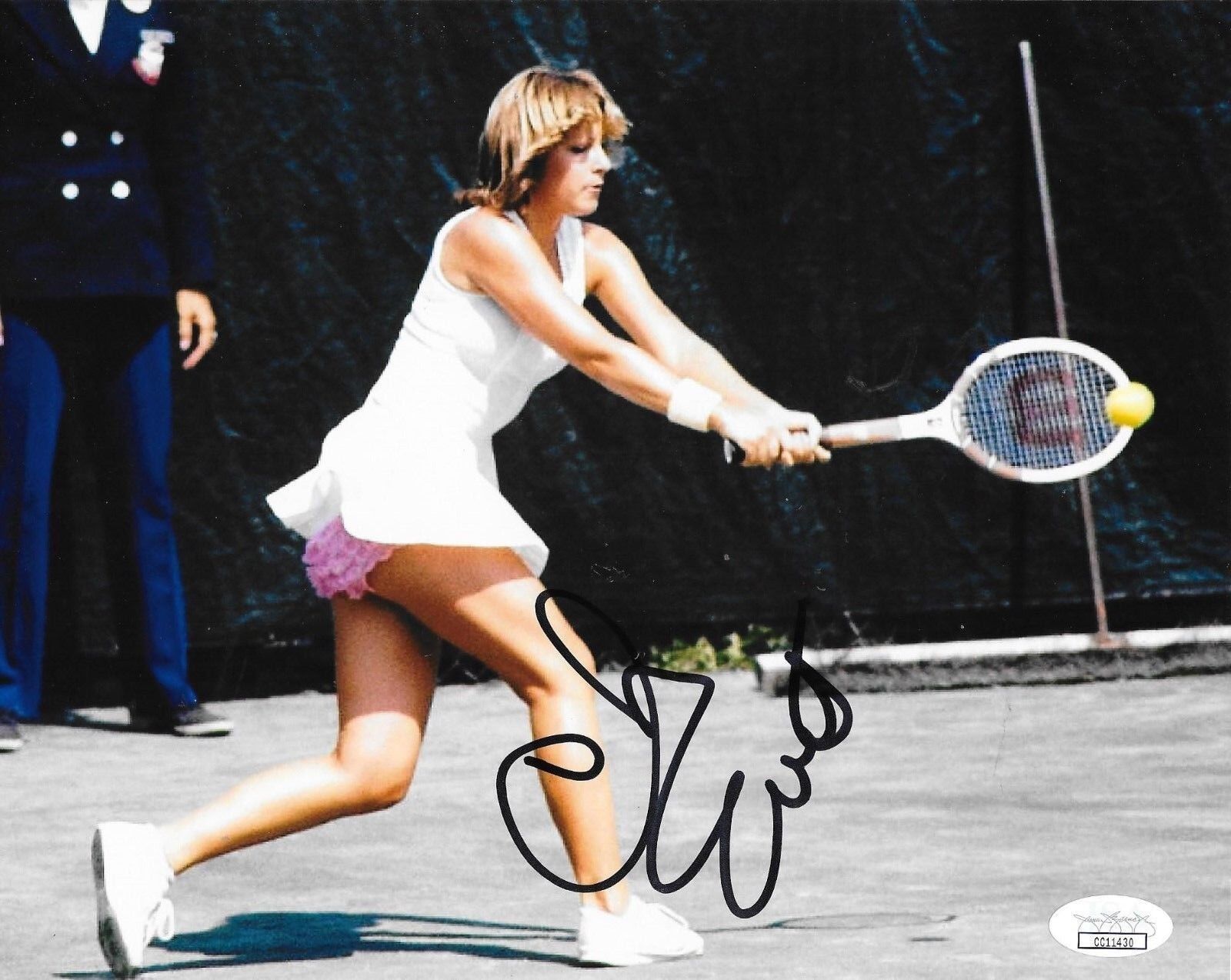 Chris Evert signed Womens Tennis 8x10 Photo Poster painting Wimbledon Grand Slam Champion 5 JSA