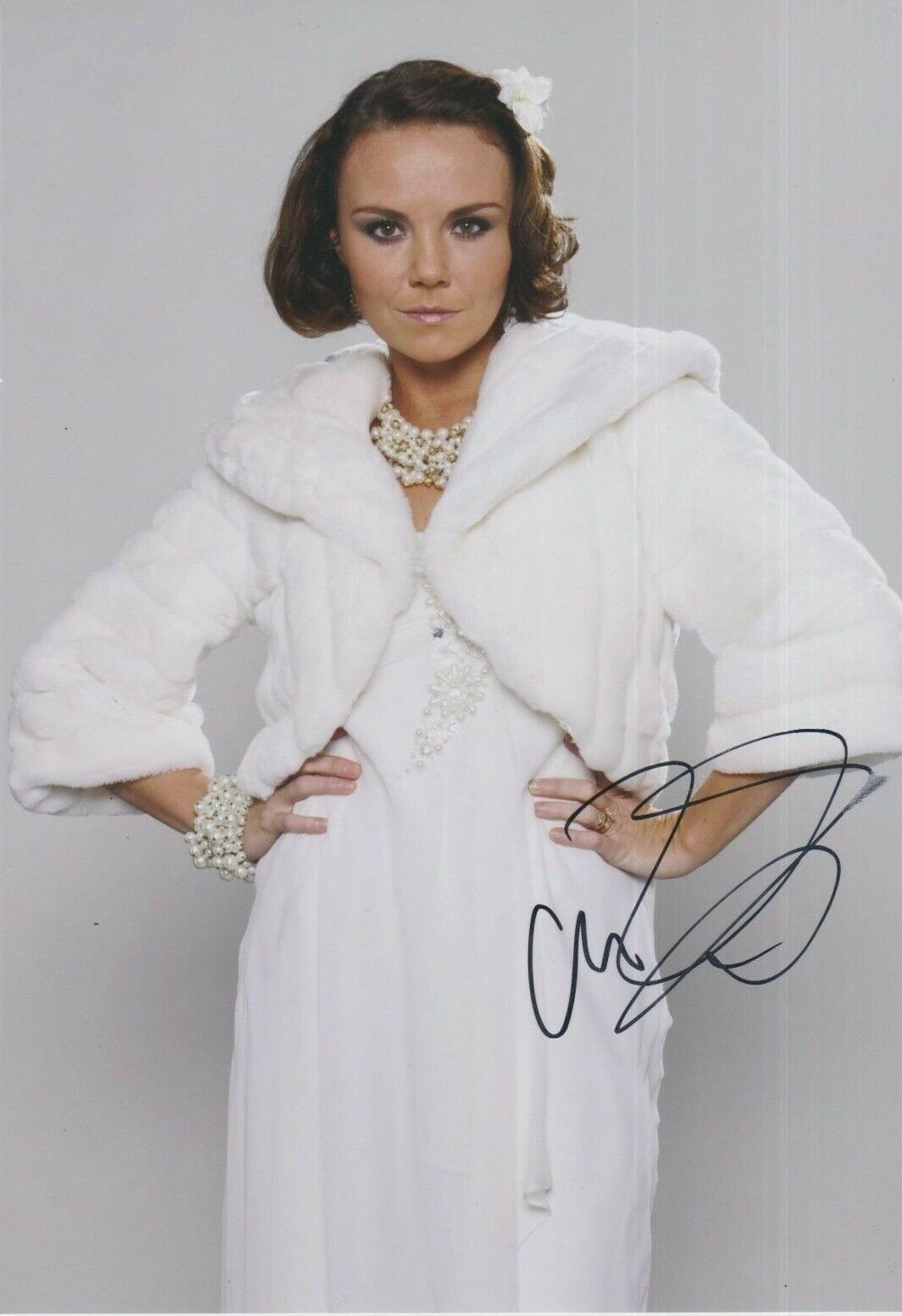 Charlie Brooks **HAND SIGNED** 12x8 Photo Poster painting ~ Eastenders ~ AUTOGRAPHED