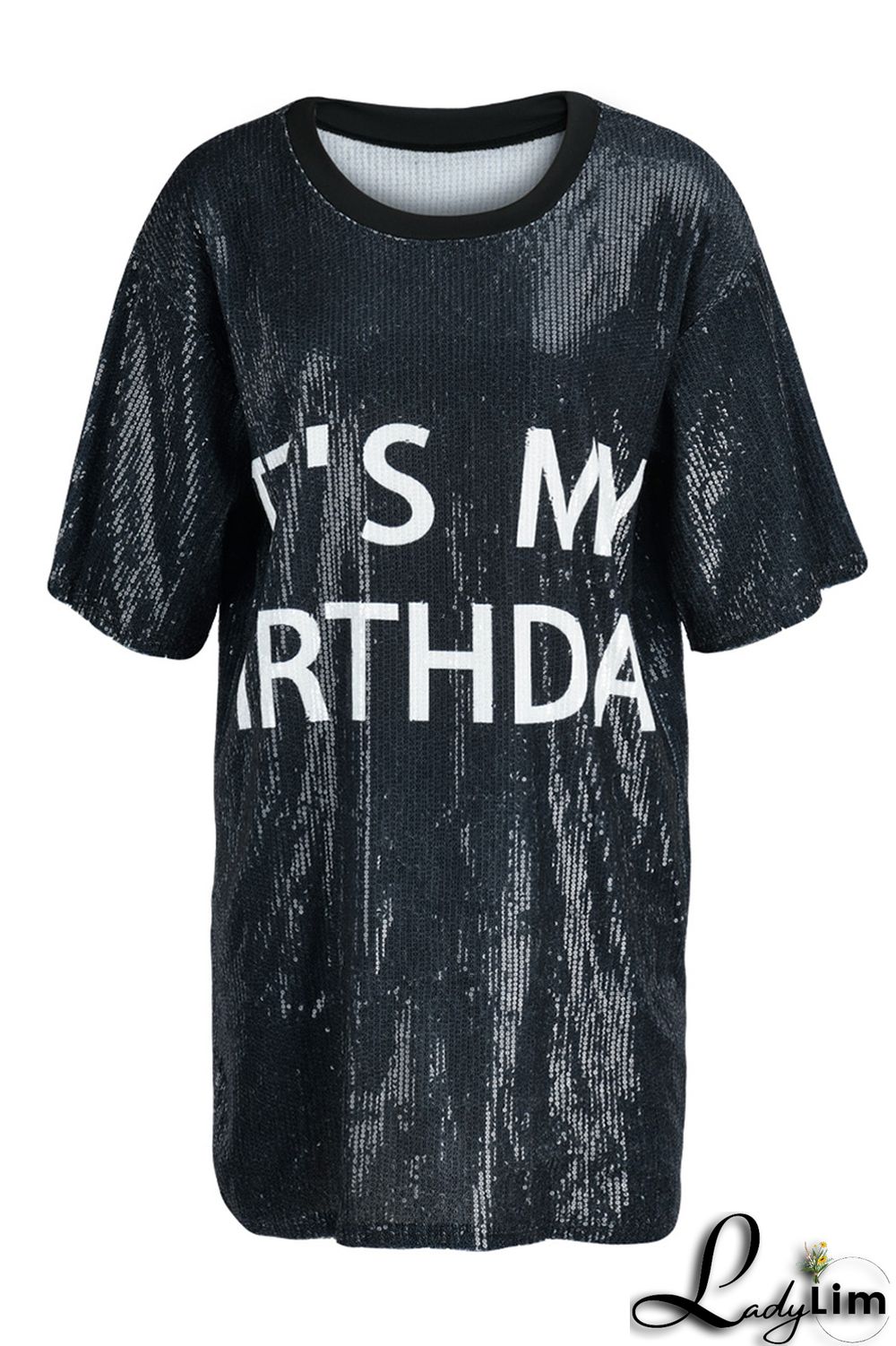 Stripe Fashion Casual Patchwork Sequins O Neck A Line Dresses