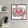 (Multi-Style)Calligraphy-Partial Special Shaped Diamond Painting 30*30CM
