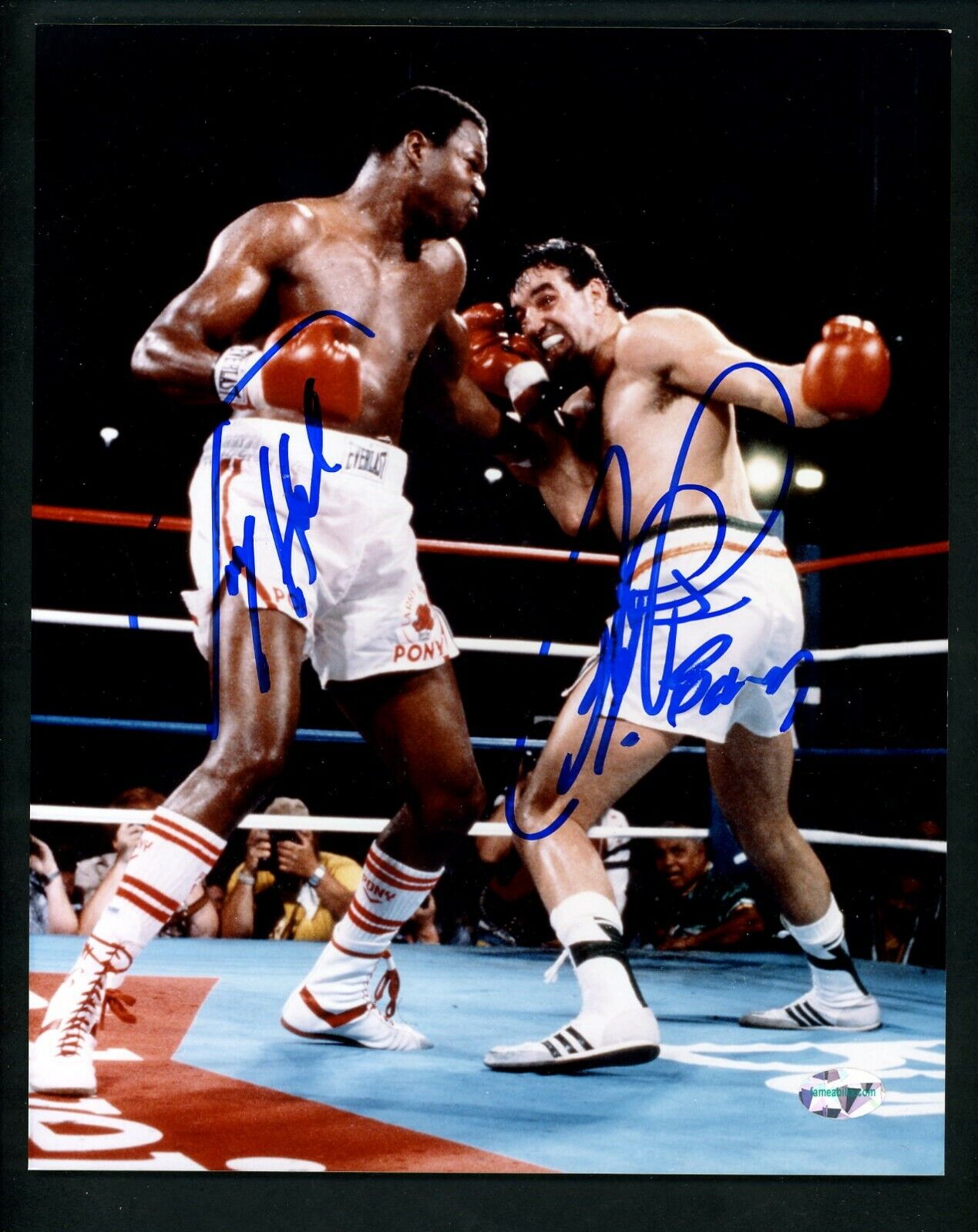 Larry Holmes & Gerry Cooney Signed Autographed 8 x 10 Photo Poster painting