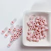 50PCS Colorful Cylinder 6mm Acrylic Beads DIY Accessories