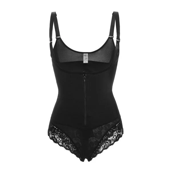 Shapewear for Women Tummy Control Zipper Open Bust Bodysuit