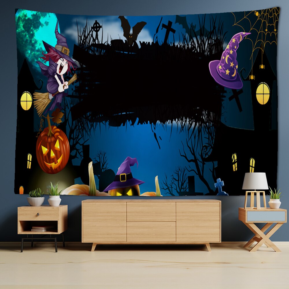 

Wall Tapestry - Halloween Pumpkin-150*130cm, 501 Original