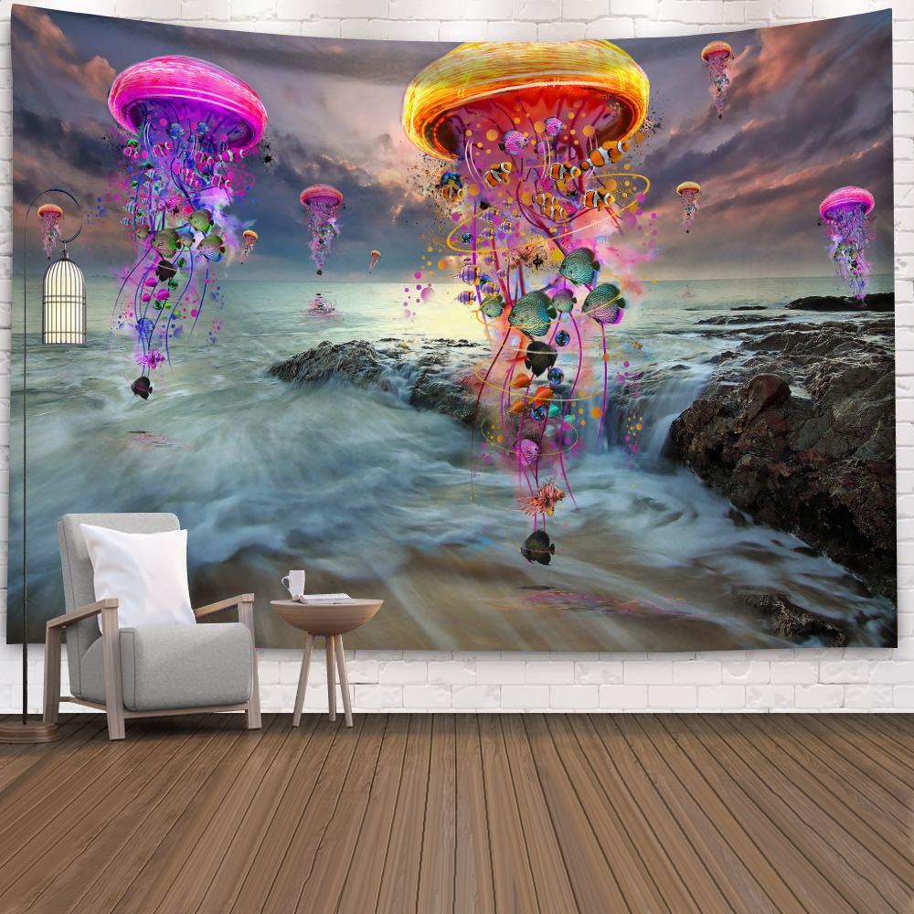 

Psychedelic Mushroom - Tapestry, 100*75cm, 501 Original