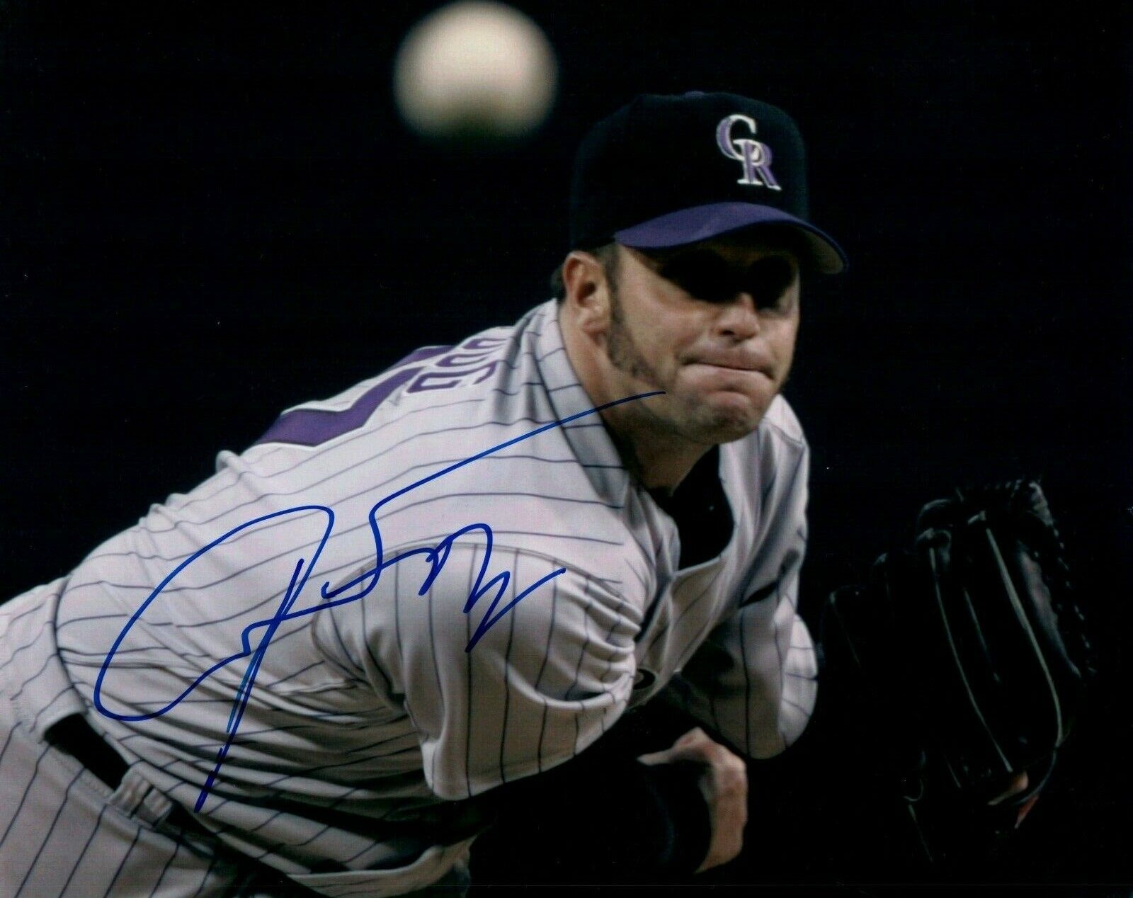 Colorado Rockies Josh Fogg 8x10 Baseball Photo Poster painting (JSA ALOA) Florida Gators Pirates