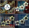 3pcs DIY Diamond Diamond Painting Christmas Tree LED Hanging Star Lights